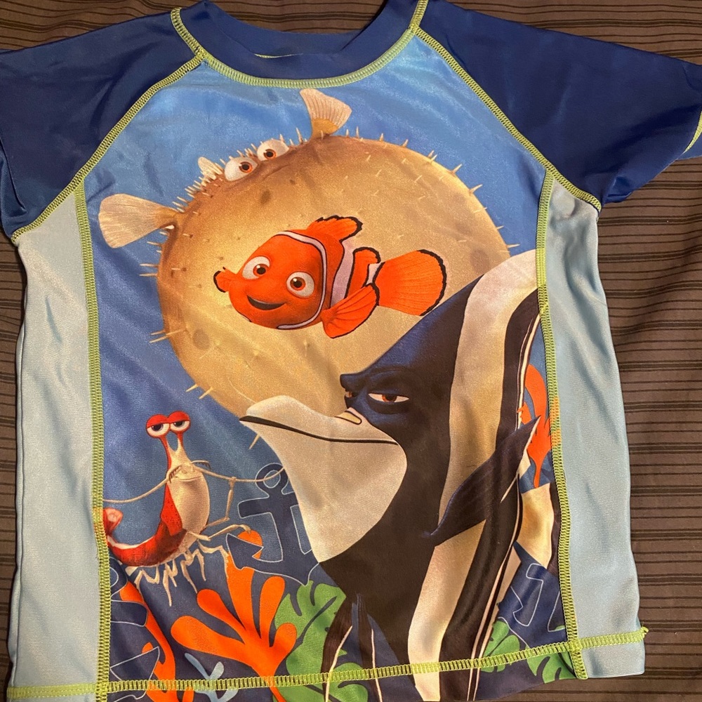 Disney Nemo swim wear shirt.. good condition no rips.